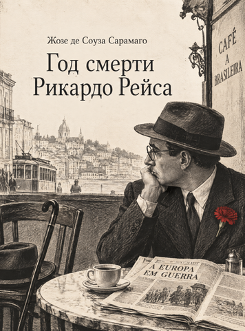 Книга &laquo;Рік смерті Рікардо Рейса&raquo; &mdash; обкладинка