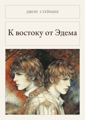 Книга &laquo;На схід від Едему, Тверда палітурка, російською&raquo; &mdash; обкладинка