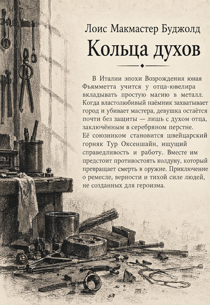 Книга &laquo;Персні духів&raquo; &mdash; обкладинка