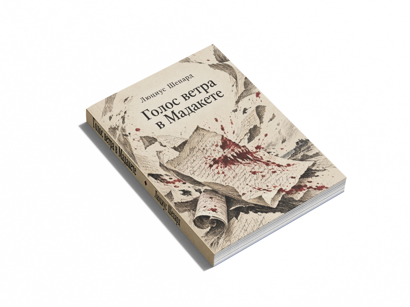 Книга &laquo;Голос ветра в Мадакете&raquo; &mdash; обложка