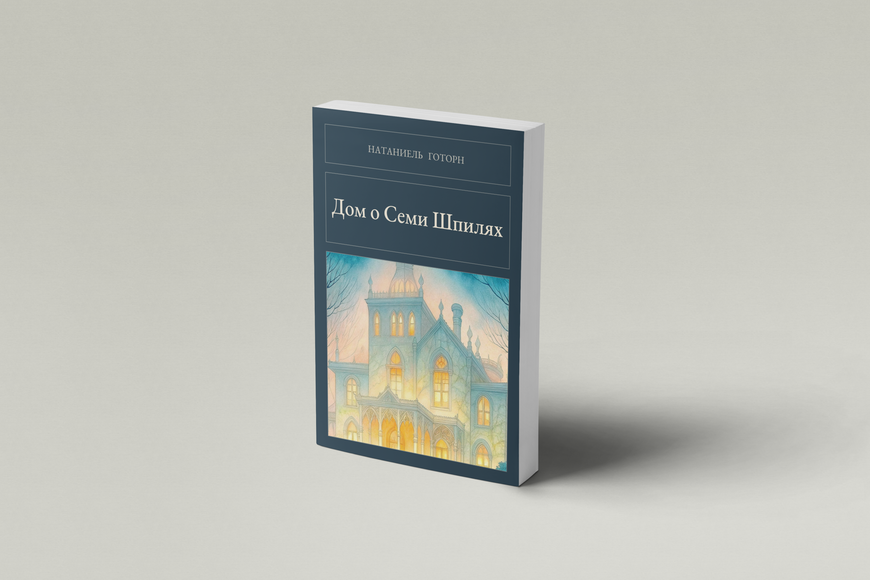 Книга &laquo;Дім про Сім Шпилів, М'яка обкладинка, російською&raquo; &mdash; обкладинка
