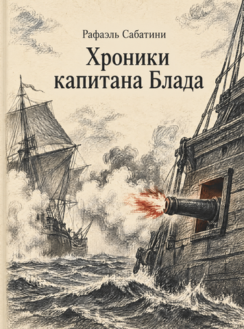 Книга &laquo;Хроніки капітана Блада&raquo; &mdash; обкладинка