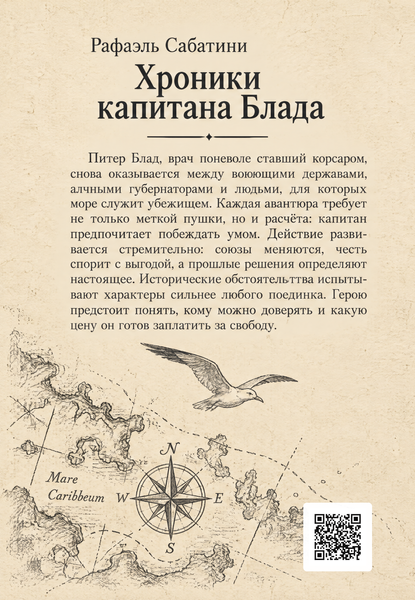 Книга &laquo;Хроники капитана Блада&raquo; &mdash; обложка