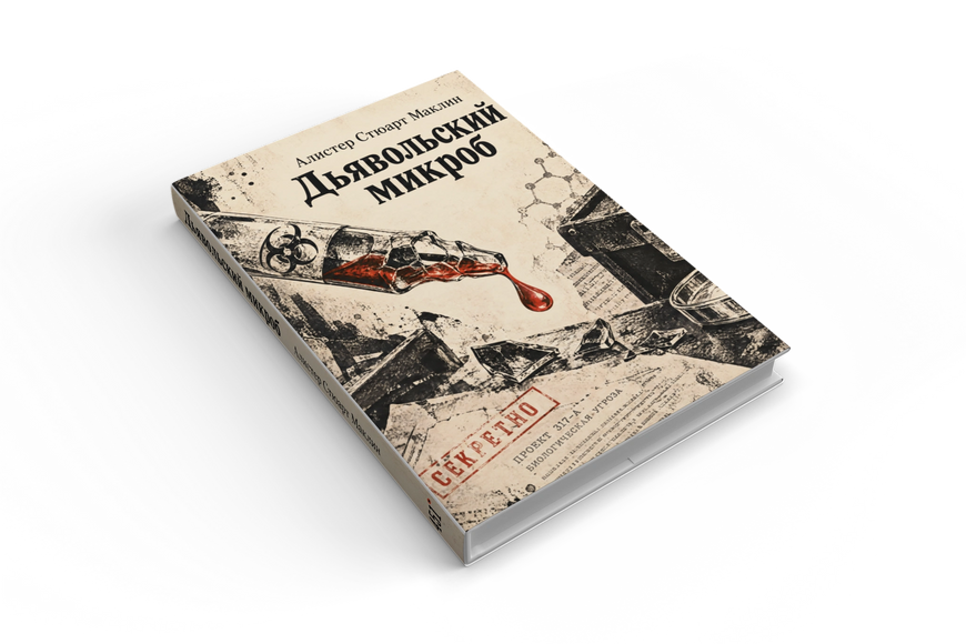Книга &laquo;Дьявольский микроб&raquo; &mdash; обложка