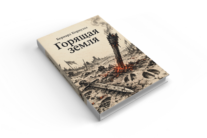 Книга &laquo;Палаюча земля&raquo; &mdash; обкладинка