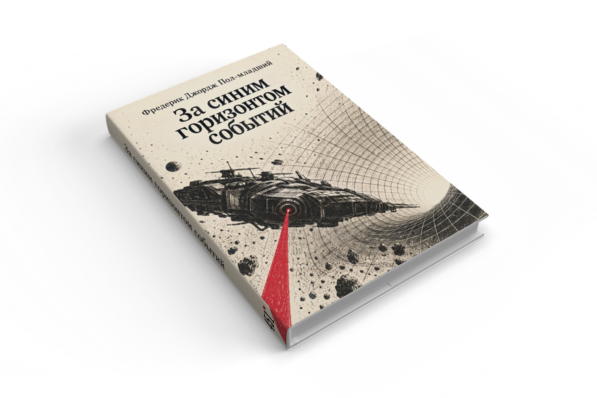 Книга &laquo;За блакитним обрієм подій&raquo; &mdash; обкладинка