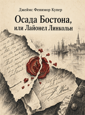 Книга &laquo;Осада Бостона, или Лайонел Линкольн&raquo; &mdash; обложка