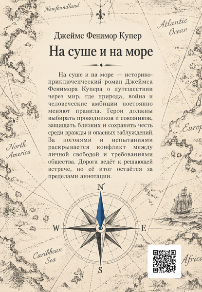 Книга &laquo;На суходолі й на морі&raquo; &mdash; обкладинка