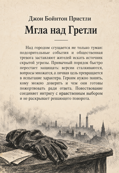 Книга &laquo;Імла над Ґретлі&raquo; &mdash; обкладинка