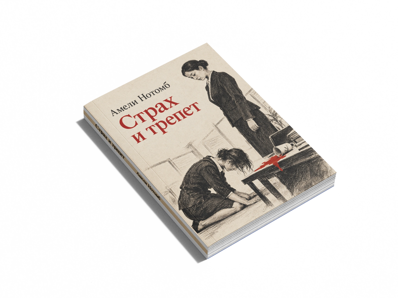 Книга &laquo;Страх и трепет&raquo; &mdash; обложка