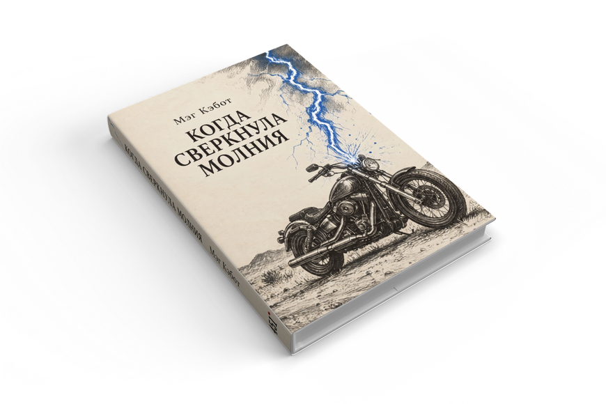 Книга &laquo;КОГДА СВЕРКНУЛА МОЛНИЯ&raquo; &mdash; обложка