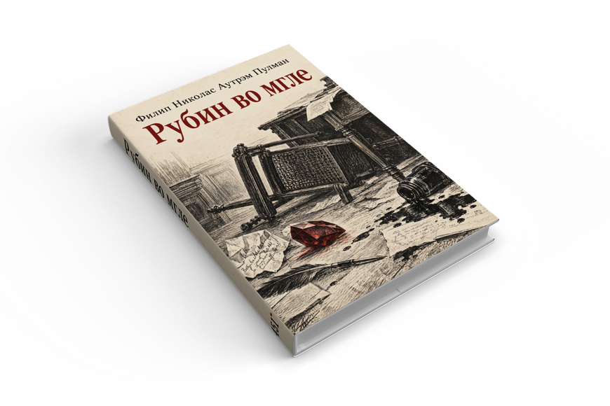 Книга &laquo;Рубін у тумані&raquo; &mdash; обкладинка