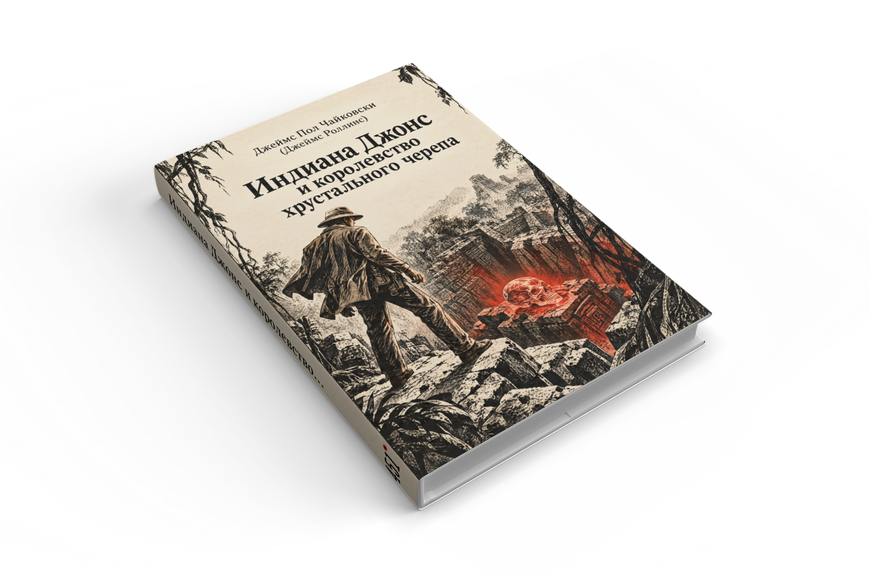 Книга &laquo;Индиана Джонс и королевство хрустального черепа&raquo; &mdash; обложка