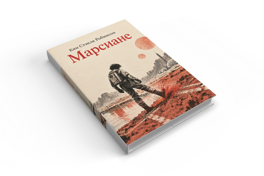 Книга &laquo;Марсиане&raquo; &mdash; обложка