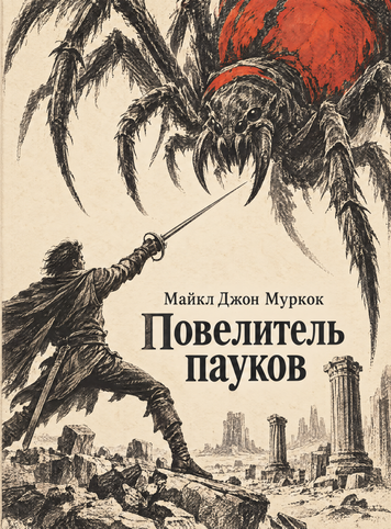 Книга &laquo;Повелитель пауков&raquo; &mdash; обложка