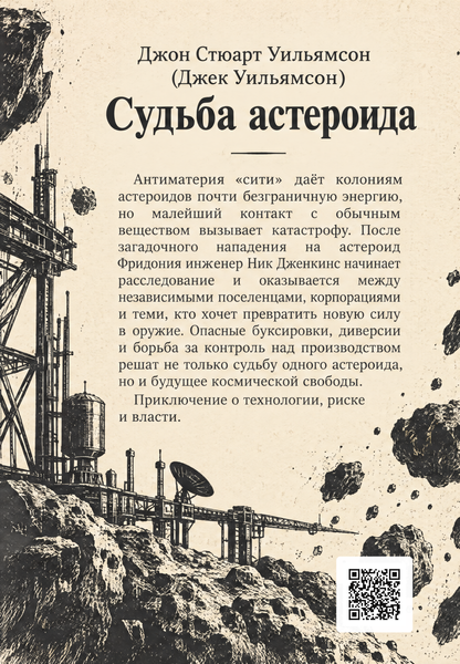 Книга &laquo;Судьба астероида&raquo; &mdash; обложка