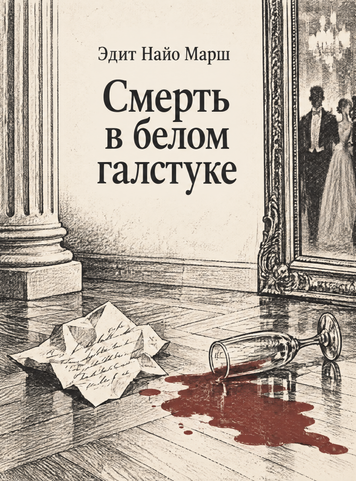 Книга &laquo;Смерть в белом галстуке&raquo; &mdash; обложка