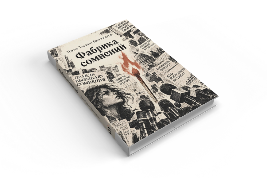 Книга &laquo;Фабрика сомнений&raquo; &mdash; обложка