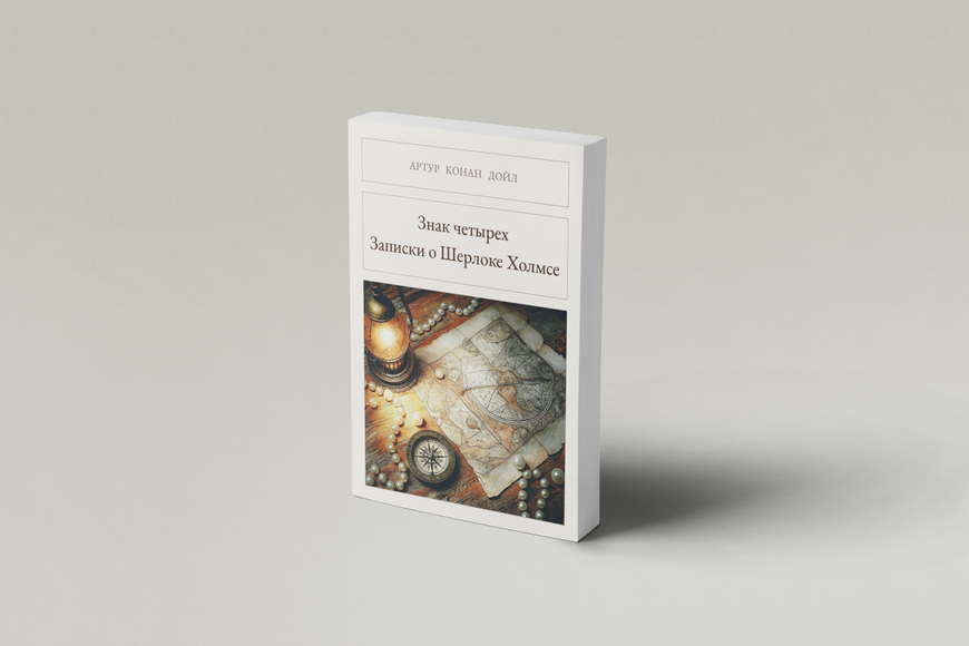 Книга &laquo;Знак чотирьох. Записки про Шерлока Голмса, М'яка обкладинка, російською&raquo; &mdash; обкладинка