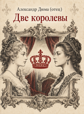 Книга &laquo;Дві королеви&raquo; &mdash; обкладинка