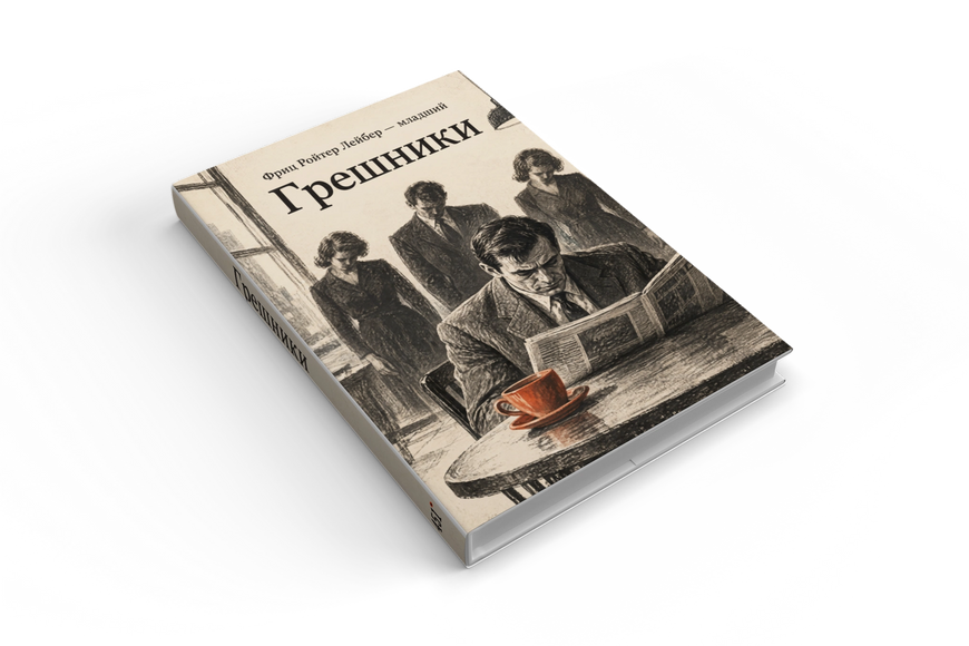 Книга &laquo;Грішники&raquo; &mdash; обкладинка