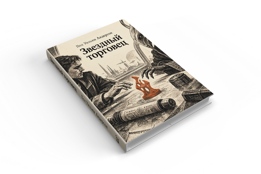 Книга &laquo;Зоряний торговець&raquo; &mdash; обкладинка