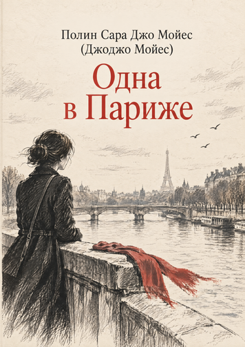 Книга &laquo;Одна в Парижі&raquo; &mdash; обкладинка