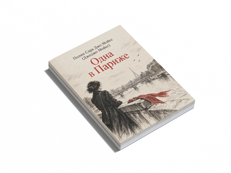Книга &laquo;Одна в Парижі&raquo; &mdash; обкладинка