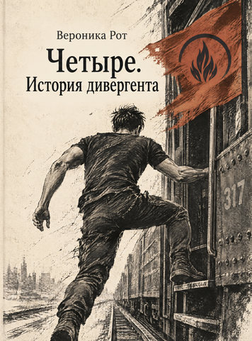Книга &laquo;Чотири. Історія дивергента&raquo; &mdash; обкладинка
