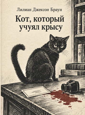 Книга &laquo;Кіт, який почув щура&raquo; &mdash; обкладинка
