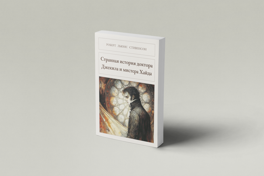 Книга &laquo;Дивна історія доктора Джекіла й містера Гайда, М'яка обкладинка, російською&raquo; &mdash; обкладинка