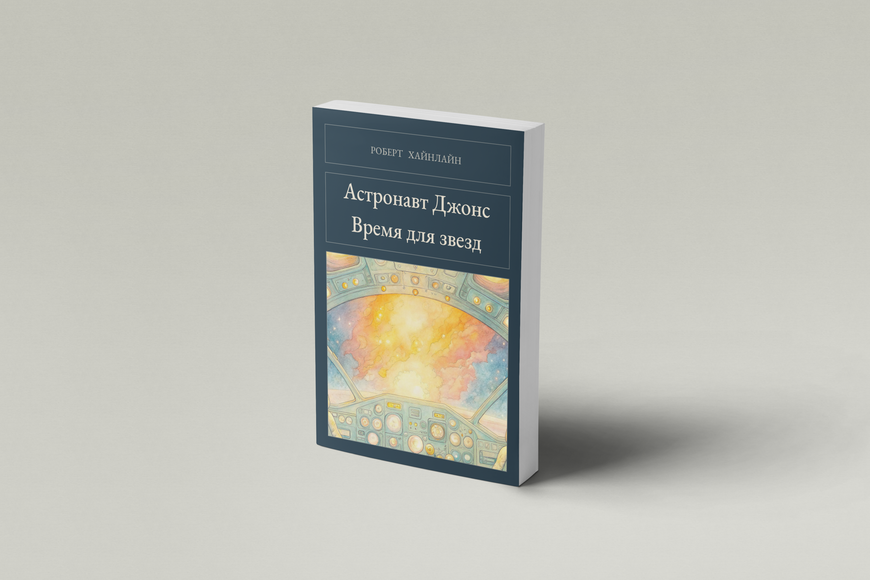 Книга &laquo;Астронавт Джонс. Час для зірок, М'яка обкладинка, російською&raquo; &mdash; обкладинка