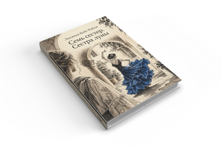 Книга &laquo;Сім сестер. Сестра місяця&raquo; &mdash; обкладинка
