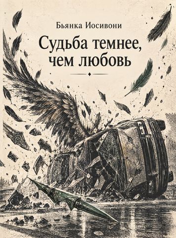 Книга &laquo;Доля темніша за кохання&raquo; &mdash; обкладинка