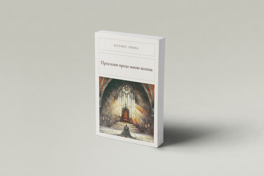 Книга &laquo;Преклони предо мною колена, М'яка обкладинка, російською&raquo; &mdash; обложка