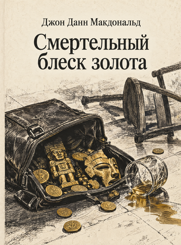 Книга &laquo;Смертельный блеск золота&raquo; &mdash; обложка