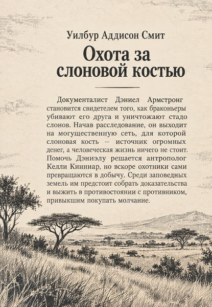 Книга &laquo;Полювання на слонову кістку&raquo; &mdash; обкладинка