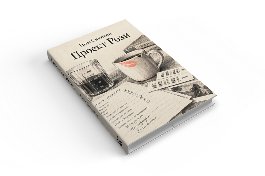 Книга &laquo;Проєкт Розі&raquo; &mdash; обкладинка