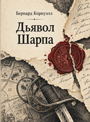 Книга &laquo;Дьявол Шарпа&raquo; &mdash; обложка