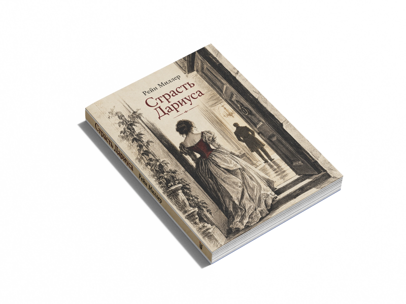 Книга &laquo;Пристрасть Даріуса&raquo; &mdash; обкладинка