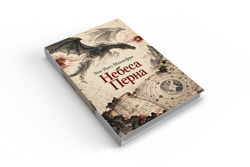 Книга &laquo;Небеса Перна&raquo; &mdash; обложка