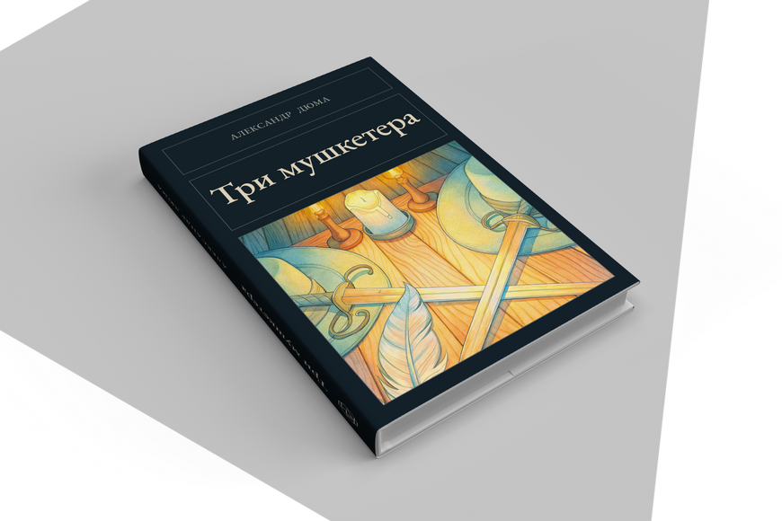 Книга &laquo;Три мушкетера, Тверда палітурка, російською&raquo; &mdash; обложка