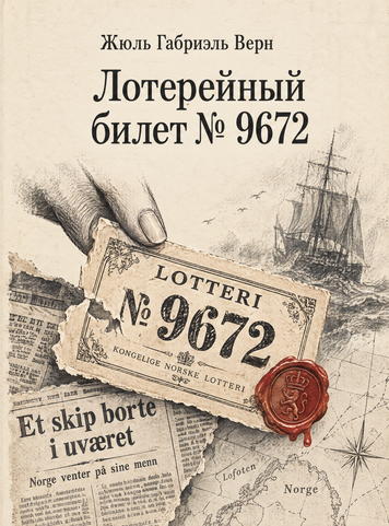 Книга &laquo;Лотерейный билет № 9672&raquo; &mdash; обложка
