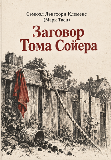 Книга &laquo;Заговор Тома Сойера&raquo; &mdash; обложка