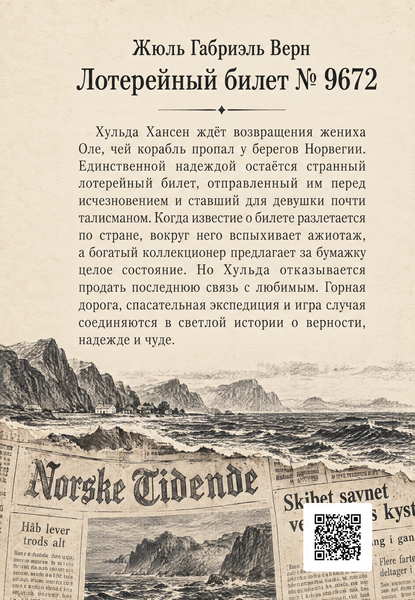 Книга &laquo;Лотерейный билет № 9672&raquo; &mdash; обложка
