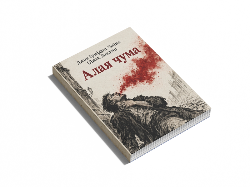 Книга &laquo;Алая чума&raquo; &mdash; обложка