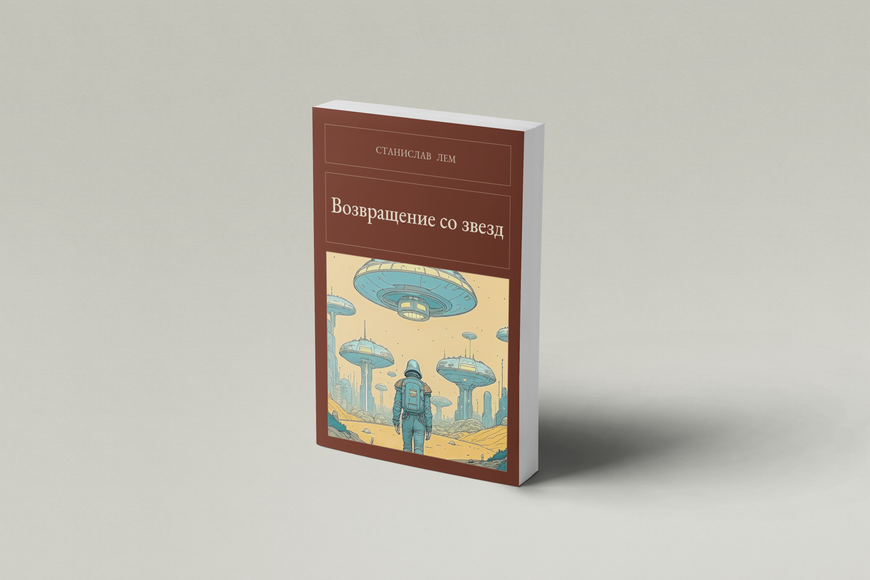 Книга &laquo;Повернення із зірок, М'яка обкладинка, російською&raquo; &mdash; обкладинка