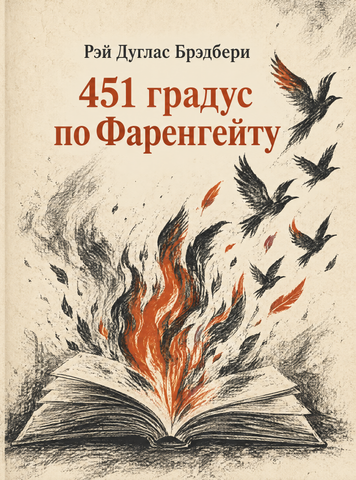 Книга &laquo;451&deg; за Фаренгейтом&raquo; &mdash; обкладинка