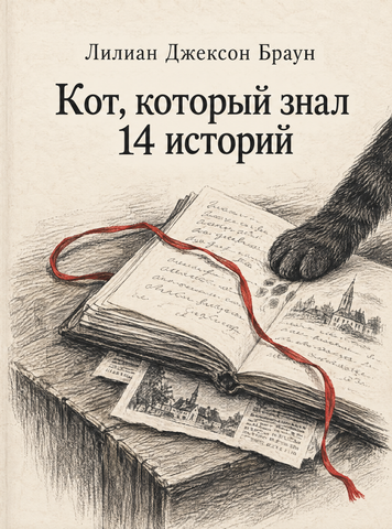 Книга &laquo;Кіт, який знав чотирнадцять історій&raquo; &mdash; обкладинка