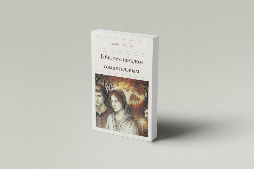Книга &laquo;У сумнівній битві, М'яка обкладинка, російською&raquo; &mdash; обкладинка